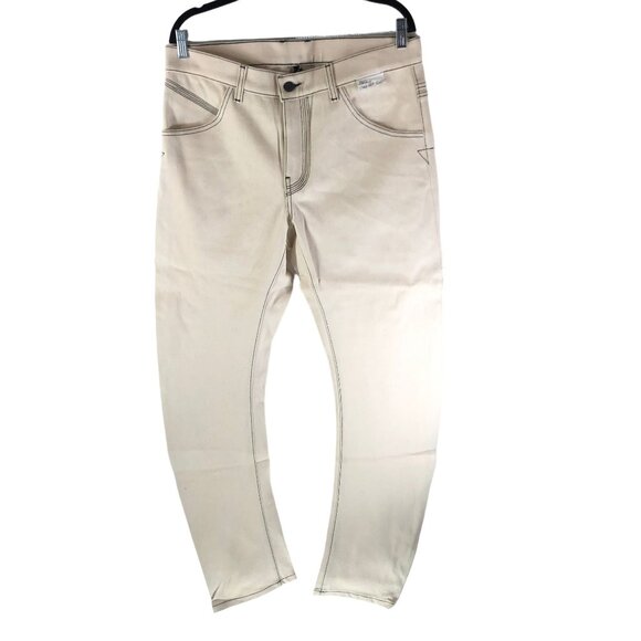 Kill City Mens Tan Slim Fit Jeans Goth Punk Rock 32 - Picture 1 of 3